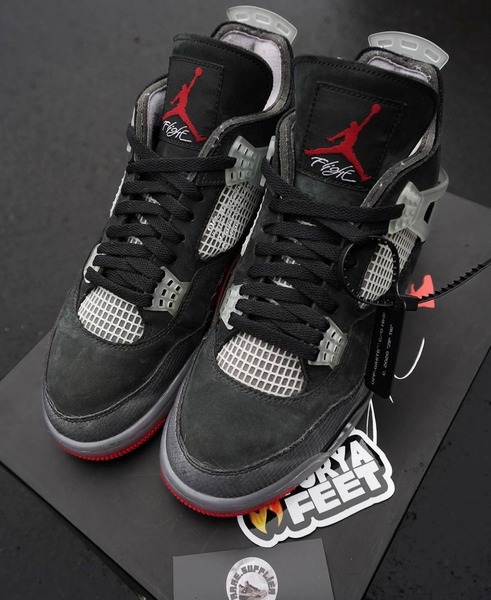 Are We Seeing an Off White x Air Jordan 4 Bred Soon Grailify